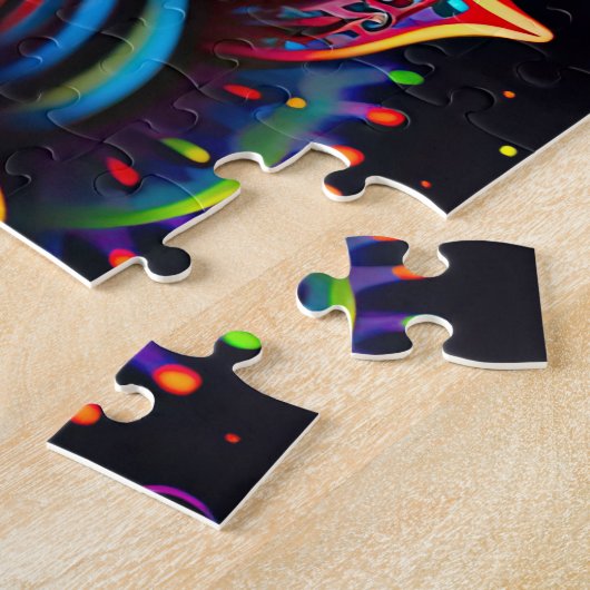 Colorful Abstract Psychedelic Metaphysical Spirit Legpuzzel (Zijkant)