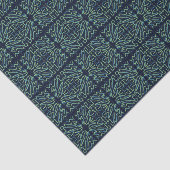 Colorful Abstract Psychedelic Stringy Pointed Art Tissuepapier (Detail)