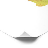 Colorful abstract Schnauzer silhouette Perfect Poster (Hoek)