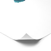 Colorful abstract Setter silhouette Poster (Hoek)