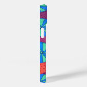 Colorful Abstract Shapes iPhone Case (Achterkant / Rechts)