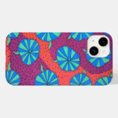 Colorful Abstract Shapes iPhone Case (Achterkant (horizontaal))