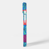 Colorful Abstract Shapes iPhone Case (Achterkant / Links)
