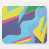 Colorful Abstract Shapes Mousepad Muismat (Voorkant)