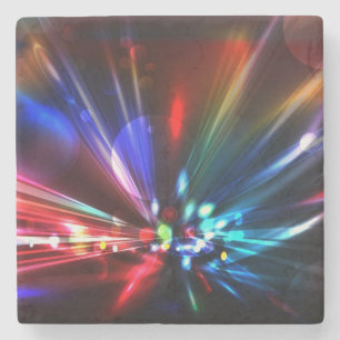 Colorful Abstract Starburst Explosion Stenen Onderzetter