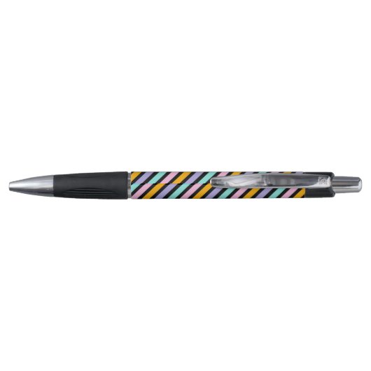 Colorful Abstract Stripes-patroon Pen (Achterkant)