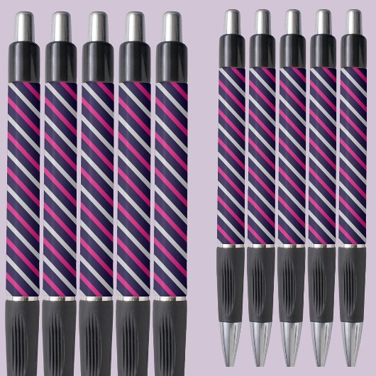 Colorful Abstract Stripes-patroon Pen