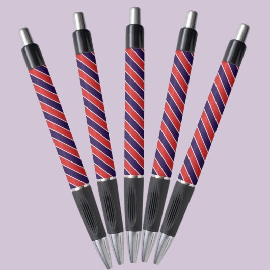 Colorful Abstract Stripes-patroon Pen