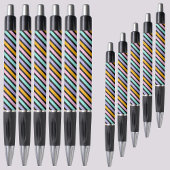 Colorful Abstract Stripes-patroon Pen