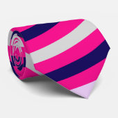 Colorful Abstract Stripes-patroon Stropdas (Opgerold)