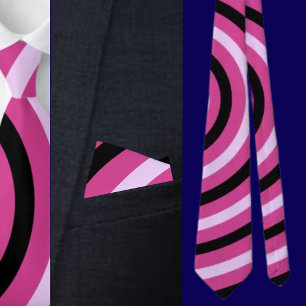 Colorful Abstract Stripes-patroon Stropdas