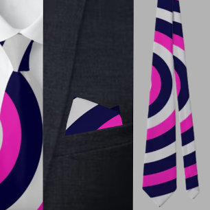 Colorful Abstract Stripes-patroon Stropdas