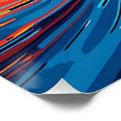 Colorful Abstract Swirl Perfect Poster (Hoek)