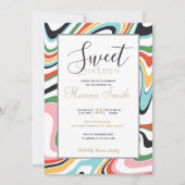 Colorful Abstract Swirl Retro Patroon (Voorkant)