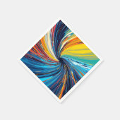 Colorful Abstract Swirl Servet (Hoek)