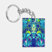 Colorful Abstract symmetrisch fractal Sleutelhanger (Voorkant Links)