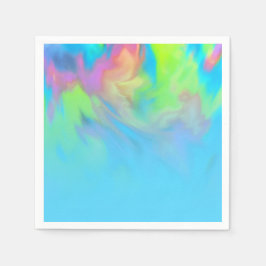 Colorful Abstract Tie Dye Ombre-ontwerp Servet
