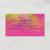 Colorful Abstract Tie Dye Patroon Visitekaartje (Achterkant)