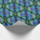 Colorful Abstract Trippy Kaleidoscope Pattern Cadeaupapier (Hoek)