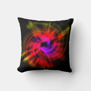 Colorful Abstract Twirl Pillow Kussen