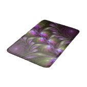 Colorful Abstract Violet Paars Khaki Fractal Art Badmat (Gekanteld)