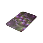 Colorful Abstract Violet Paars Khaki Fractal Art Badmat (Gekanteld)