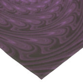 Colorful Abstract Violet Paars Khaki Fractal Art Tafelkleed (Gekanteld)