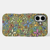 Colorful Abstract Wildflower Garden Case-Mate iPhone Case (Achterkant (horizontaal))
