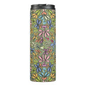 Colorful Abstract Wildflower Garden Thermosbeker (Achterkant)