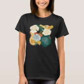 Colorful Abstracte Flowers T-shirt (Voorkant)