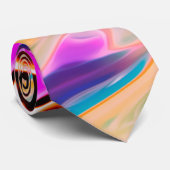 Colorful Abstracte marmer Swirls Stropdas (Opgerold)