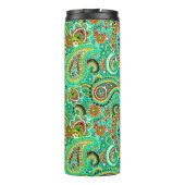 Colorful Abstracte Paisley Thermosbeker (Achterkant)