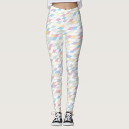 Colorful Abstracte Pastels Leggings