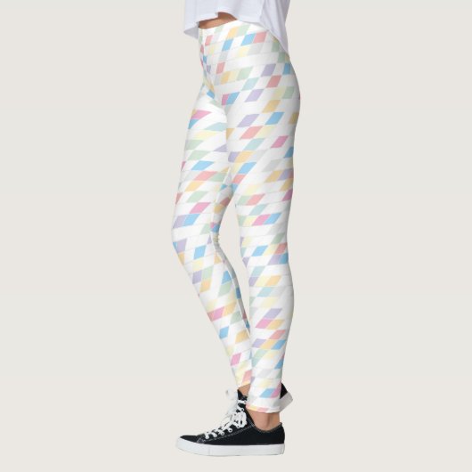 Colorful Abstracte Pastels Leggings (Links)