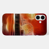 Colorful abstracte Santa Monica Pier Case-Mate iPhone Case (Achterkant (horizontaal))