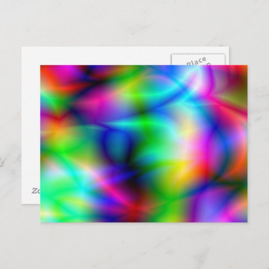 Colorful Abstraction Briefkaart (Voorkant / Achterkant)