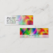 Colorful Abstraction Skinny Visitekaartje (Voorkant / Achterkant)