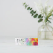 Colorful Abstraction Skinny Visitekaartje (Staand voorkant)