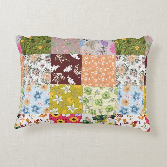 Colorful Accent Kussen (Achterkant)