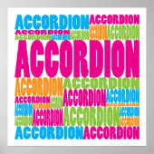 Colorful Accordion Poster (Voorkant)