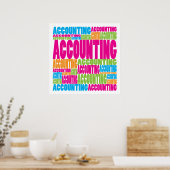 Colorful Accounting Poster (Keuken)