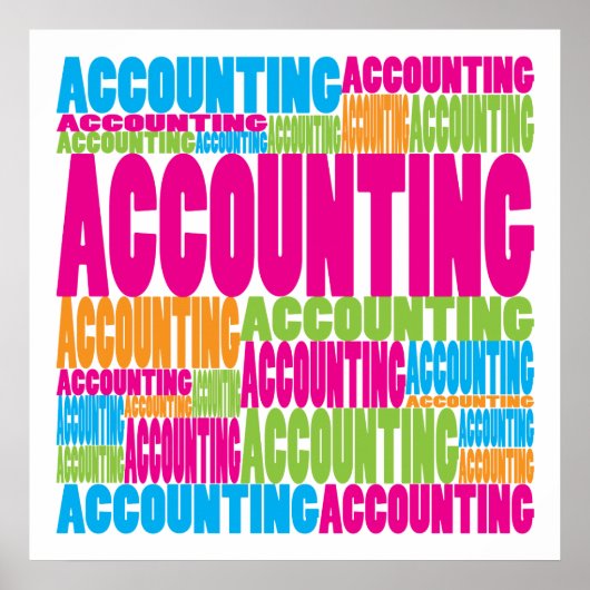 Colorful Accounting Poster (Voorkant)