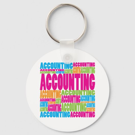 Colorful Accounting Sleutelhanger (Voorkant)
