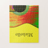 Colorful Acoustic Guitar Music Legpuzzel (Verticaal)