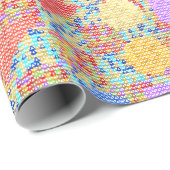 Colorful Acrylic Painting Cadeaupapier (Rol Hoek)