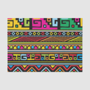 Colorful Africa Pattern Design Tissuepapier