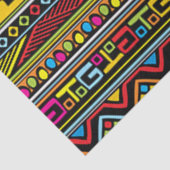 Colorful Africa Pattern Design Tissuepapier (Detail)