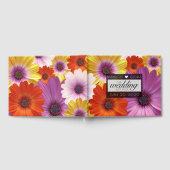 Colorful African Daisies Flowers Floral Wedding Gastenboek (Volledig)