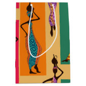 Colorful African Dames Medium Cadeauzakje (Voorkant)
