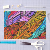 Colorful African Design Tissuepapier (Craft)